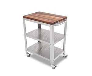 Boos Blocks Gourmet Küchenwagen, Walnuss 76 x 51 x 4 cm