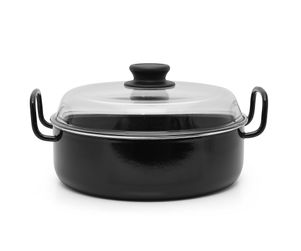 Riess Omas Schmorpfanne mit Glasdeckel 24 cm