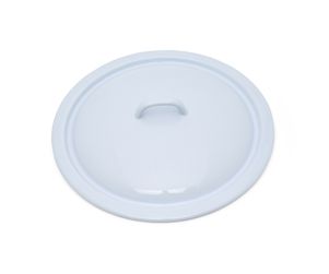 Riess Deckel 28 cm, Blau, Bördelrand