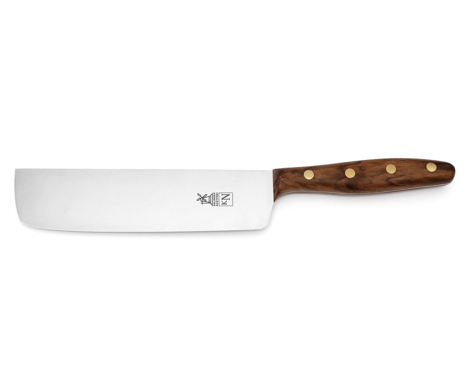 Windmühlenmesser Nakiri 18 cm Walnuss K-Serie