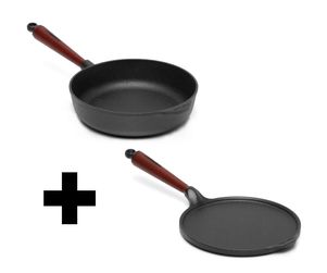 Skeppshult Servierpfanne & Pfannkuchenpfanne im Set
